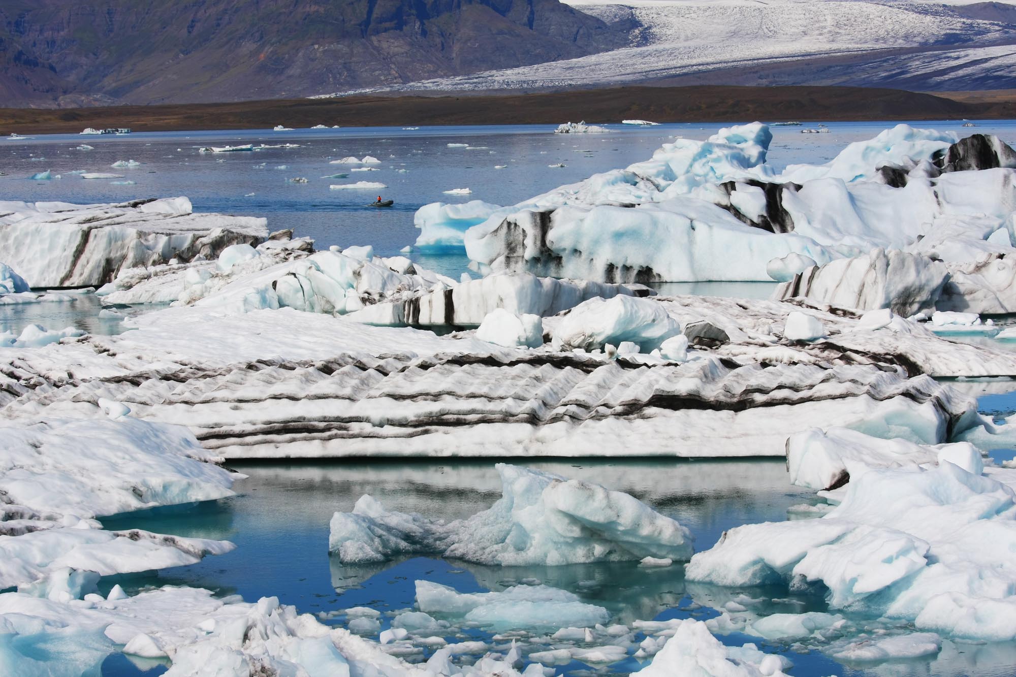 Boat Trips on Jokulsarlon Glacial Lagoon